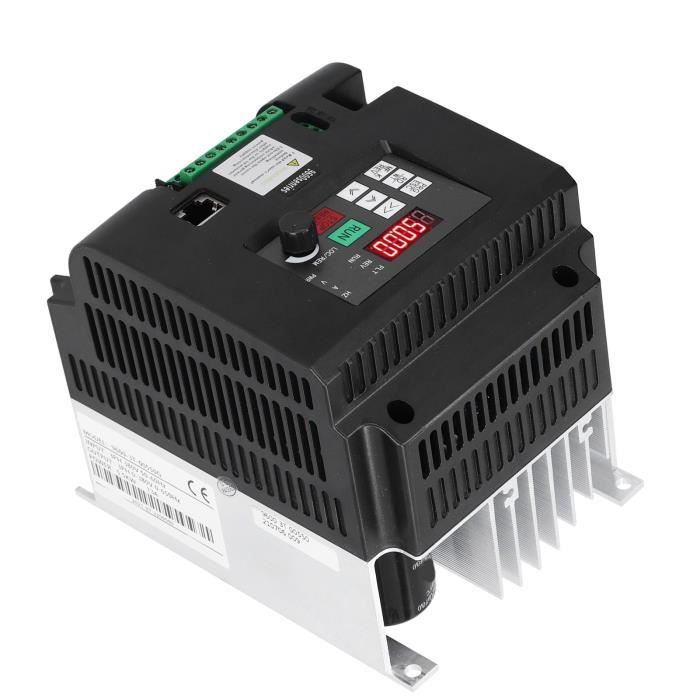 220V 1.5KW Variateur de Fréquence Variable VFD Vitesse Contrôleur Inverseur V/F