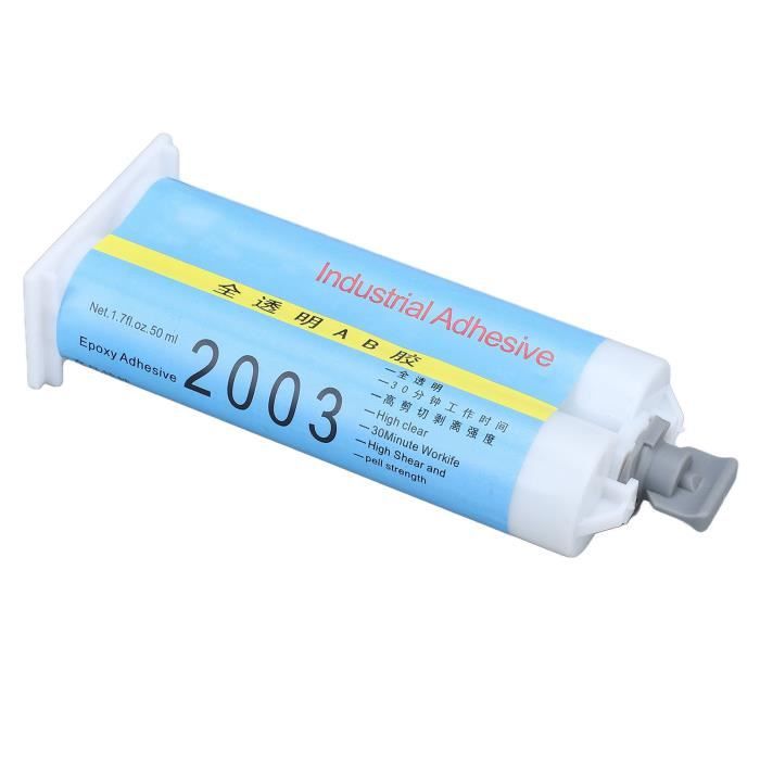 YOSOO Colle de résine époxy Colle adhésive à haute viscosité résistante