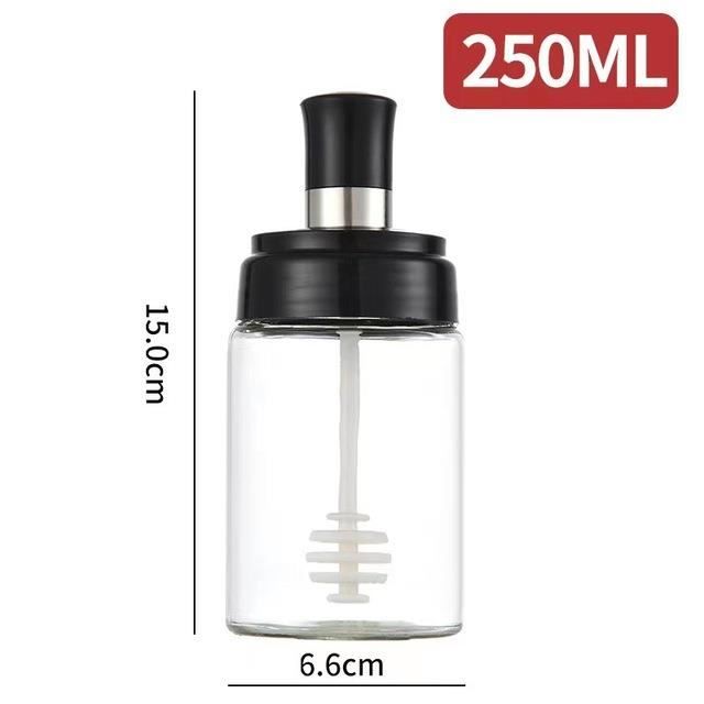 Pack De 5 Flacons à épices En Verre Avec Cuillère Intégrée Et Entonnoir – Parfait Pour Cuisine Et Voyage