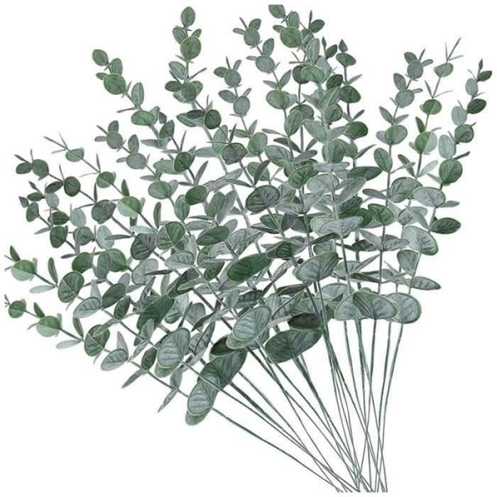Eucalyptus Simulé Feuilles Artificielles Fausses Branches D'eucalyptus