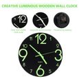 1pc Simple Hally Holy Horloge murale lumineuse pour la chambre de bureau à maison horloge - pendule horloge - reveil-1