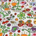 Linge de lit coussin couverture matelas pour poupees Jouet Enfant 3 ans   Fleurs-1