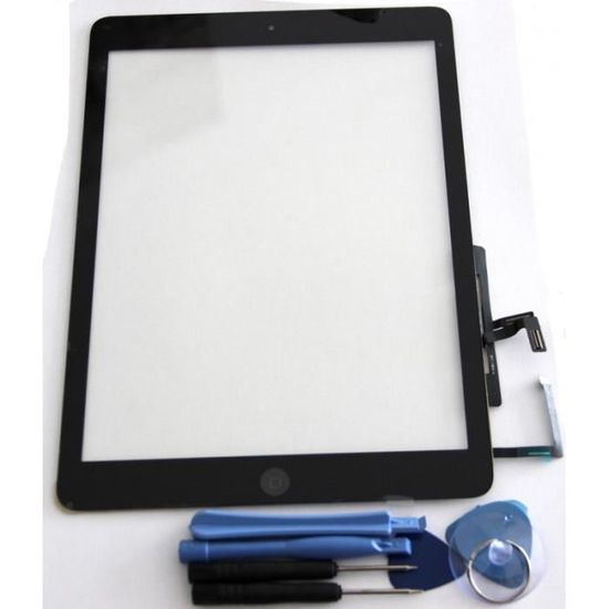 Vitre Tactile Complète Noire Pour IPad Air A1474 – Original Apple, Comme Neuf, Occasion