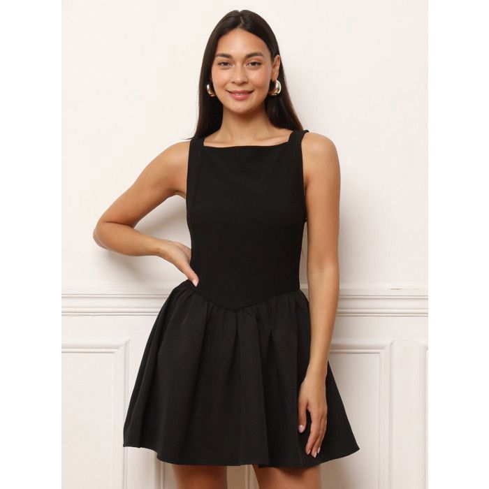 Mini Robe Patineuse La Modeuse-Robes-Robe Courte Patineuse à