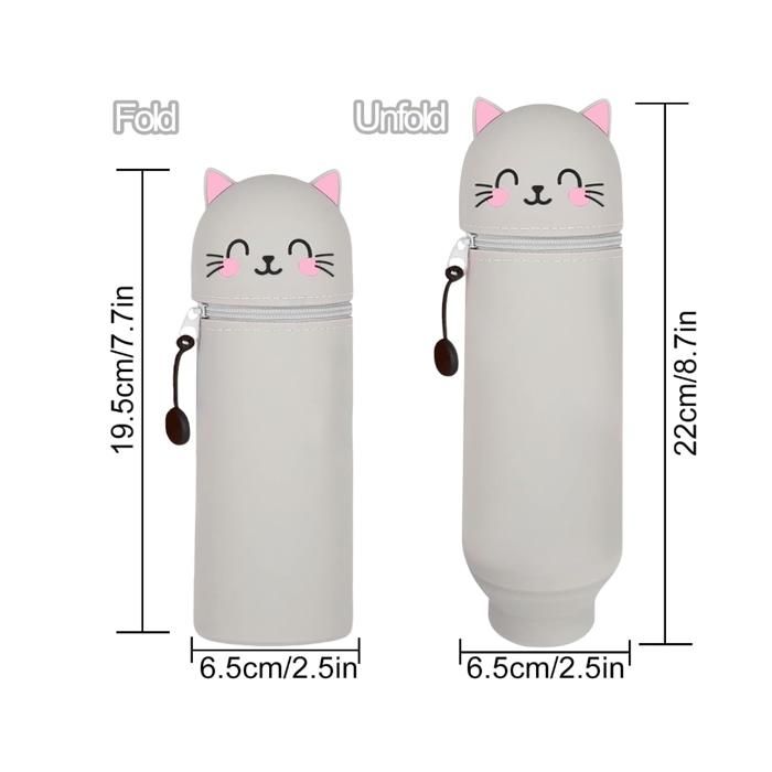 Trousse Legami Chien DGTSYAL Trousse Ecole 2 En 1 En Silicone Souple Kawaii, Porte-Plume, Fermeture Eclair En Silicone, Pochette De Stylo, Crayons, Marqueurs, Étui Pour Fournitures Scolaires De Grande Capacité (Set 2 Trousse Legami Chien DGTSYAL Trousse Ecole 2 En 1 En Silicone Souple Kawaii, Porte-Plume, Fermeture Eclair En Silicone, Pochette De Stylo, Crayons, Marqueurs, Étui Pour Fournitures Scolaires De Grande Capacité (Set 2