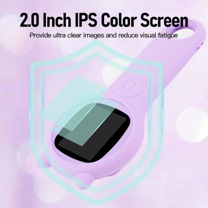 Microscope Numérique Enfant 500x – écran IPS 2 Pouces, 2MP, Photo Et Vidéo, Rechargeable USB-C, Portable