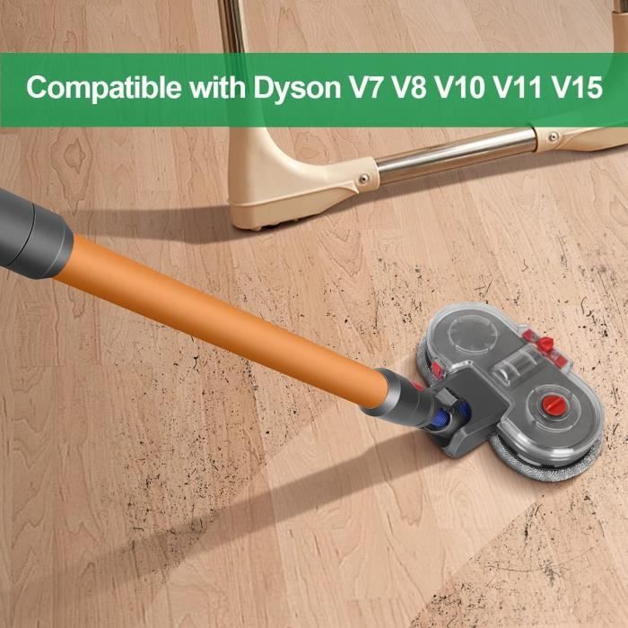 Tête de vadrouille électrique Accessoire Aspirateur sans fil Pièces de  rechange Brosse pour Dyson V15