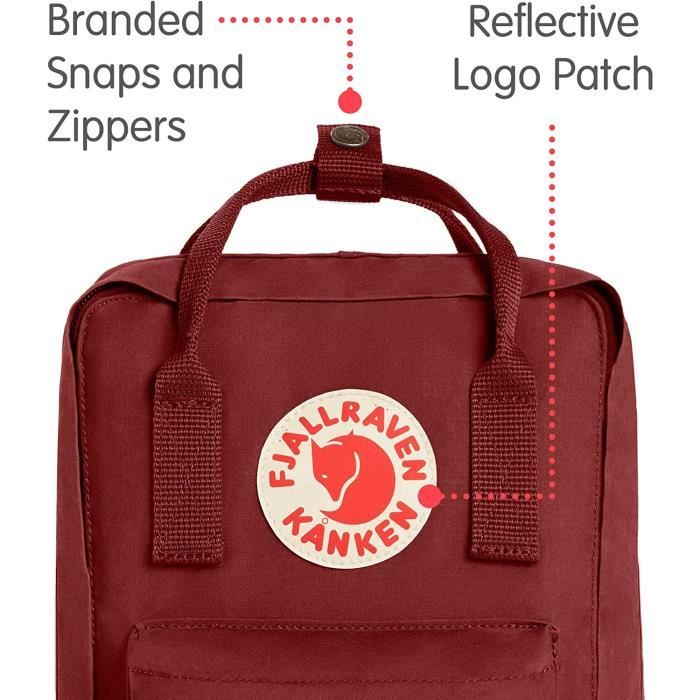 Fjallraven kanken mini deep red best sale
