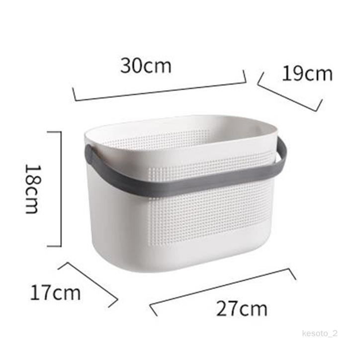 Panier De Rangement , Panier D'Étagère En Plastique, Panier De Salle De