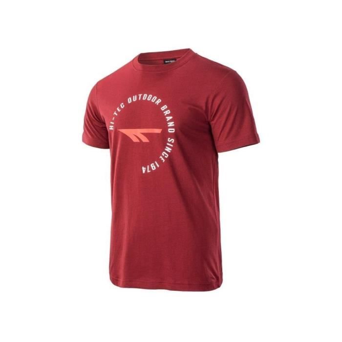 T shirt rouge homme marque deals