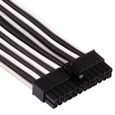 CORSAIR Kit pro de câbles pour alimentation type 4 Gen 4 Premium – Blanc/Noir (CP-8920227)-2