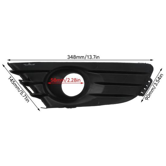 PAIRE DE CALANDRE De Pare Choc Noir Finition Chromée Pour BMW X5 F15