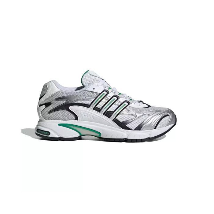 Basket adidas Originals TEMPER RUN Blanc, Argent, Vert, Noir