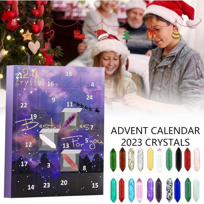 CALENDRIER DE L'AVENT Cristaux | Calendrier de l'Avent Pierres Roulées CALENDRIER DE L'AVENT Cristaux | Calendrier de l'Avent Pierres Roulées