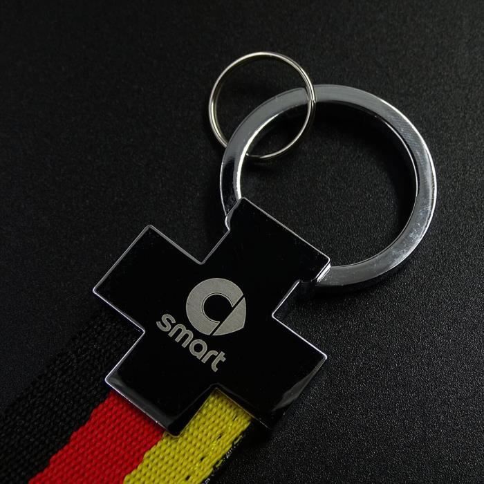 Porte-clés,Porte clés drapeau allemand, pour Mercedes Smart Forfour, 450,  451, 453, accessoires de voiture - Type DE FLAG - Cdiscount Bagagerie -  Maroquinerie