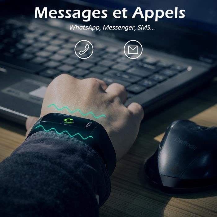 Bracelet connecté spo2 sales