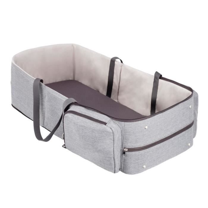 BABYMOOV Sac a Langer Couffin 2 en 1 Travelnest Smokey Cdiscount Puericulture Eveil bebe