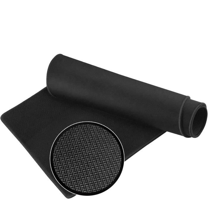 CABLING® Grand tapis de Souris XXL (600 x 300 mm) Noir-Qualité