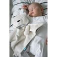Doudou aide au sommeil myHummy bleu et blanc | Peluche avec bruits blancs | Attache-tétine | Endormissement bébé | Premium-3