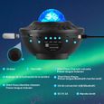 Projecteur Ciel Etoile Veilleuse LED Lampe Galaxie avec 32 Modes Rechargeable Luminosité Réglable Bluetooth et Télécommande, Noir-3