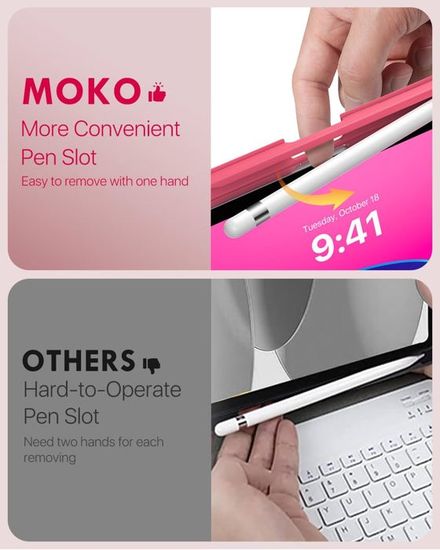 Clavier Magnétique AZERTY Pour IPad 10/11ème Génération 2022-2025 - Avec Porte-Crayon & Protection