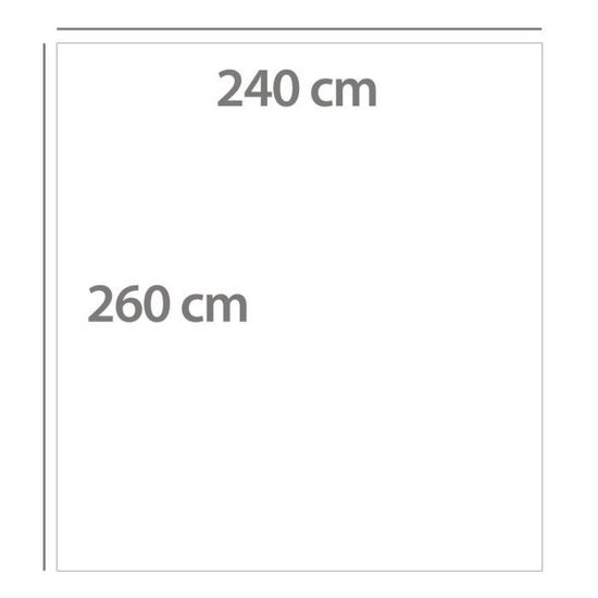 / 280/ x 280/ cm Lit 180/ Vert SABANALIA rustik Couvre-lit Fine d/écorative