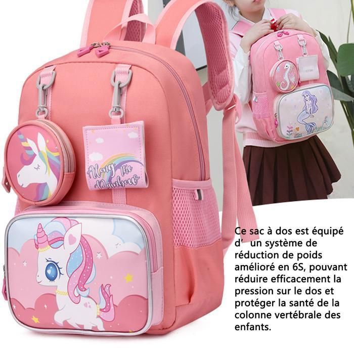 Sac à Dos Enfant Dinosaure Mignon Avec Bandes Réfléchissantes - Léger Et Sûr Pour Maternelle