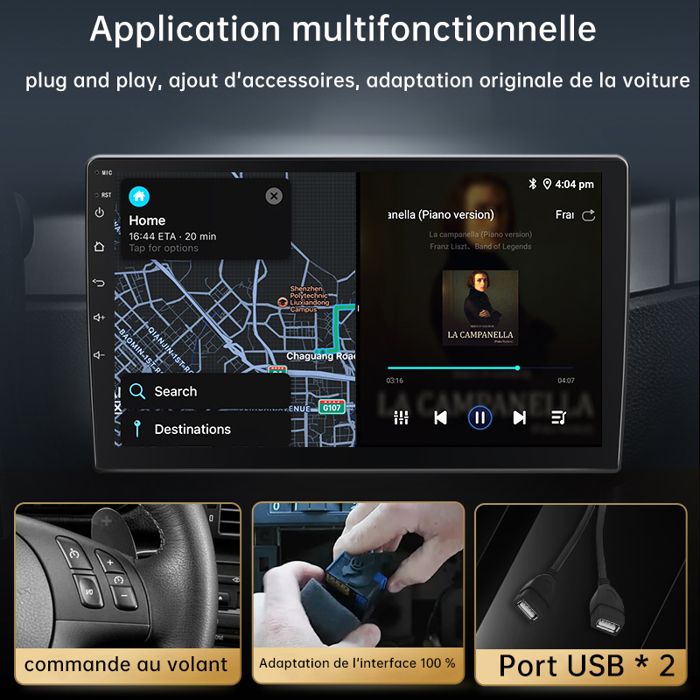 Hikity Car Stereo Setup Hikity 2 64GB Android 13 Autoradio Pour Peugeot 208/2008 2012-2018 Autoradio Android Peugeot 208