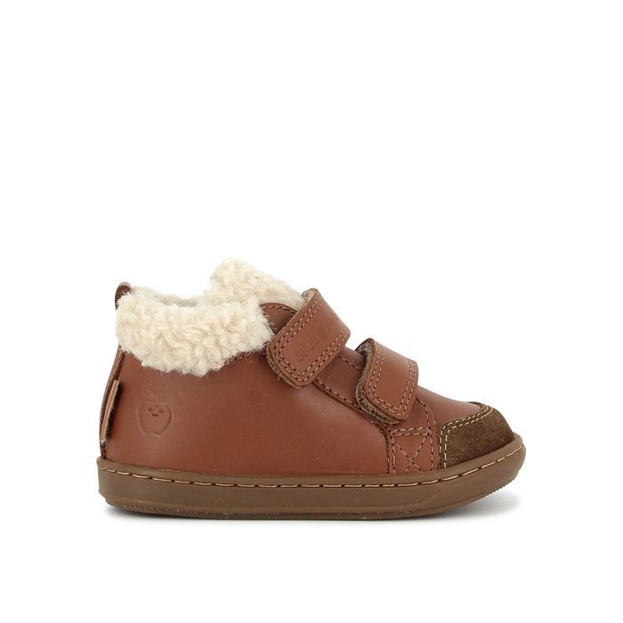 Bottines bébé fille Shoo Pom bouba scratch wool Marron Cdiscount