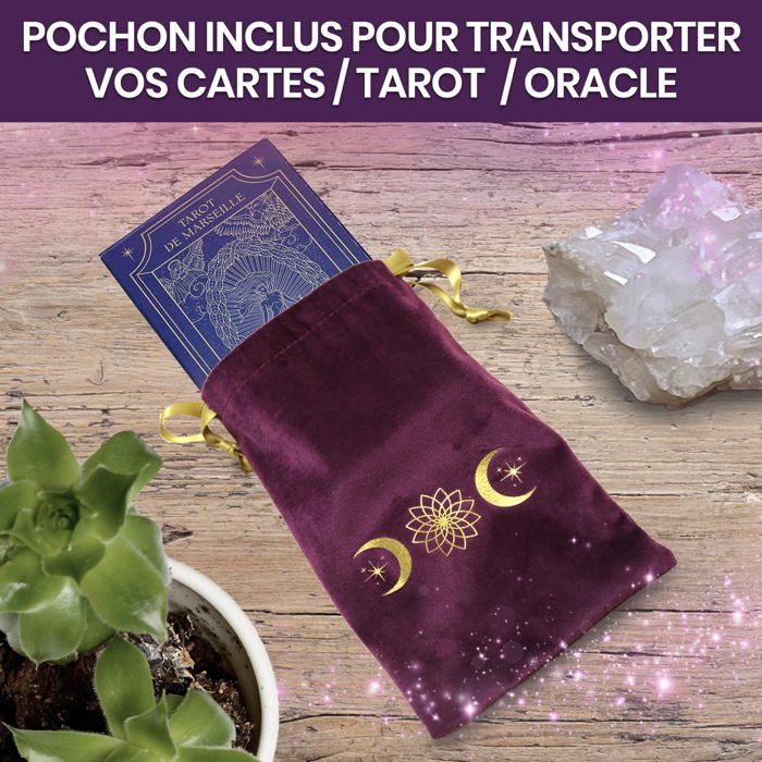 Tapis de divination avec pendule de forme carrée, nappe d'autel, tapis de carte de jeu