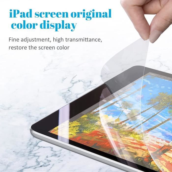 2 Pièces Mat Protection Écran pour iPad 9.Gen 2021-iPad 8-7 10,2