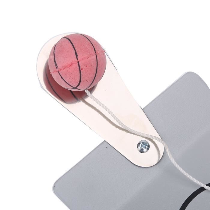 Mini Jeu De Basket De Bureau - Portable, Pliable, En Métal Et Caoutchouc, Jouet Décompression Ou Cadeau - 5