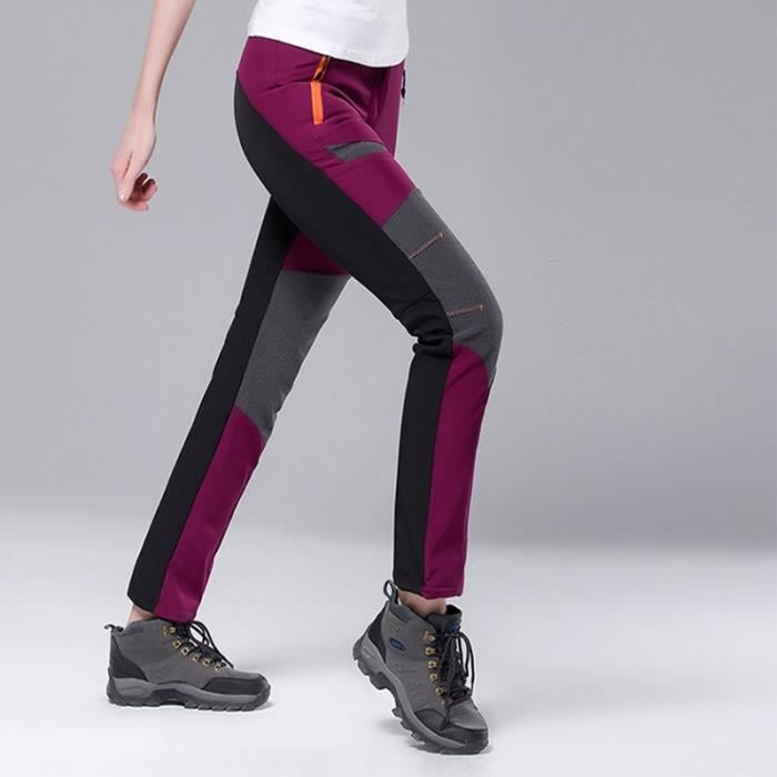 Homme Noir Pantalon Taille v lo v lo hiver pantalon imperm able