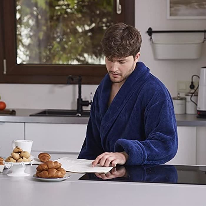 Peignoir de bain à capuche deals homme