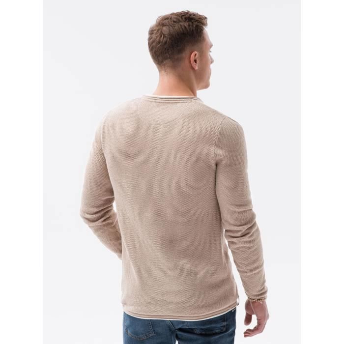 Pull Longsleeve Ombre Pour Homme Marron clair Marron clair