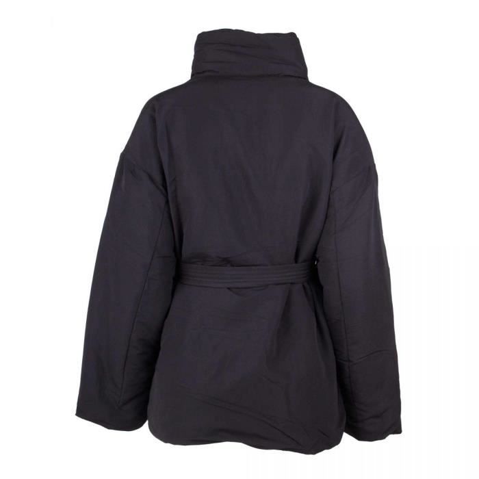 Doudoune courte noire femme best sale