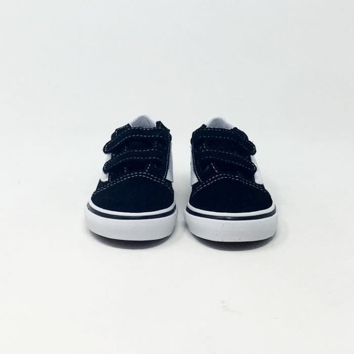 Vans old skool top noir scratch
