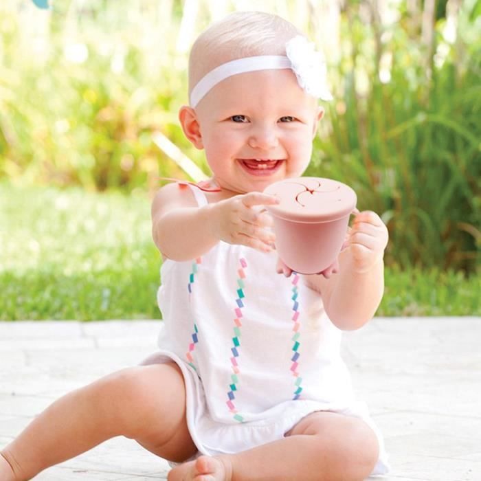 Tasse d'apprentissage bébé Gobelet Coupe de Paille en Silicone avec  Poignées Tasse à eau pour Enfants Sécurité-Bleu clair - Cdiscount  Puériculture & Eveil bébé