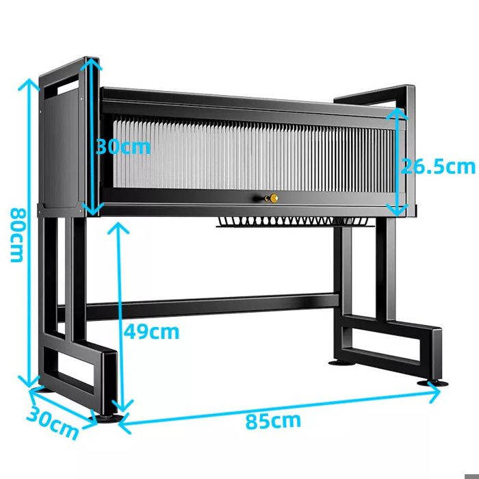 Pilipane Égouttoir à vaisselle pour comptoir, antirouille peu encombrant, égouttoir à vaisselle multifonction à 2 niveaux avec planche d'égouttement, porte-ustensiles et planche à découper pour Pilipane Égouttoir à vaisselle pour comptoir, antirouille peu encombrant, égouttoir à vaisselle multifonction à 2 niveaux avec planche d'égouttement, porte-ustensiles et planche à découper pour