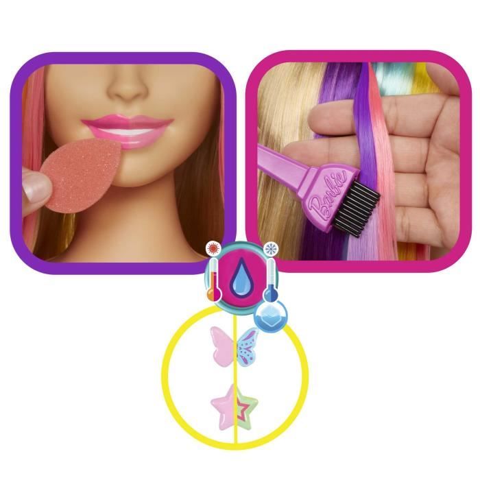Tete a coiffer barbie brune on sale