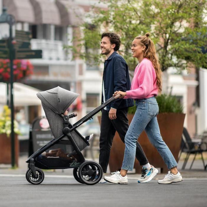 Maxi-Cosi Zelia S Trio - Solution de mobilité 3 en 1 complète dès la  naissance jusqu'à environ 4 ans