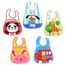 Lot De 5 Bavoirs Eva Impermeables Double Faces Unisexes Avec Des