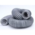 Tube de Ventilation - - 110mm - 6m Long - Gris - Climatisation Fixe