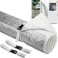 Gaine de protection isolante pour tuyau d’évacuation de climatiseur mobile – Anti-poussière, universelle – 150 x 55 cm