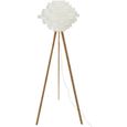 EUGAD 0017WY Meuble sous lavabo Salle de Bain en Bambou,Armoire de Toilette Meuble de Rangement pour Salle de Bain avec 2 Portes 60x30x60cm