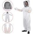 L'Equipement de protection d'apiculteur Costume et gants d'apiculture professionnel (XXL)-0