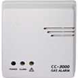 Détecteur de gaz - Cordes Haussicherheit - CC-3000 - Electrique - Rectangulaire - Blanc-0