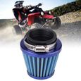 Cikonielf Filtre à air de moto Filtre à air 44mm pour Gy6 150cc ATV Quad 4 Wheeler Go Kart Buggy Scooter cyclomoteur (bleu)-0