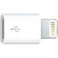 Adaptateur compatible Lightning vers micro USB - Charge et synchronisation - blanc-0