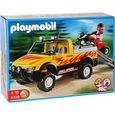 PLAYMOBIL - Pick up & Quad de Course - Camion avec Rampe Rétractable et Quad à Rétro Friction-0